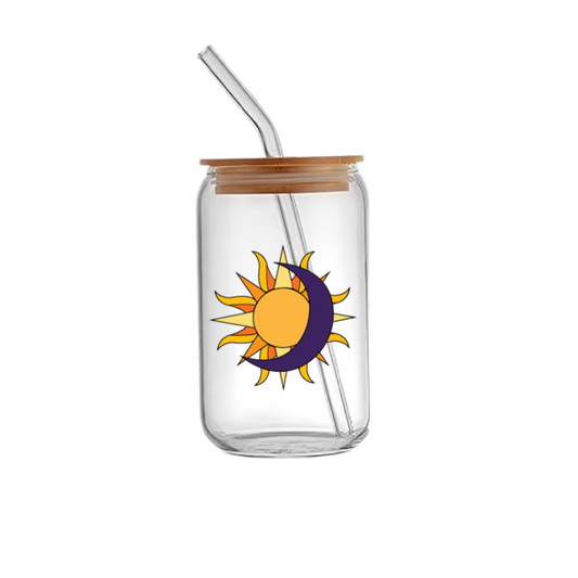 Sun moon - Glass sipper