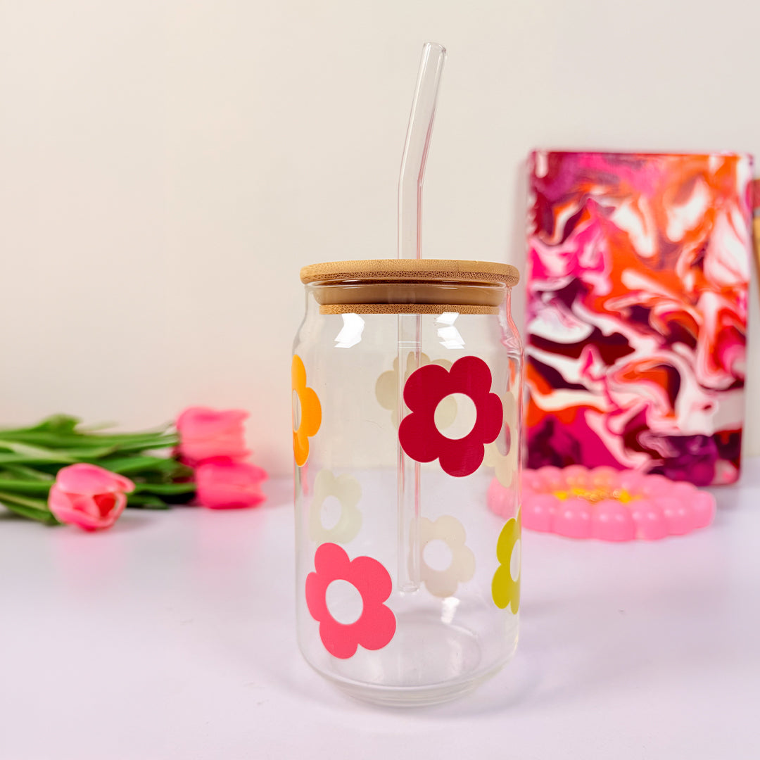 Retro Bloom - Glass sipper