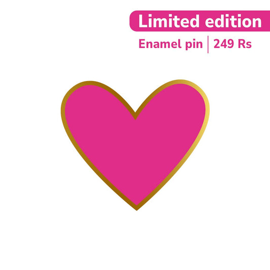 Barbie heart pin