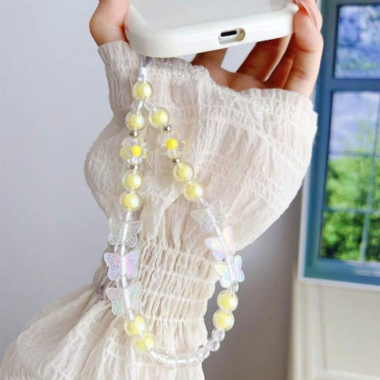 Butterfly Decor Beaded Phone charm