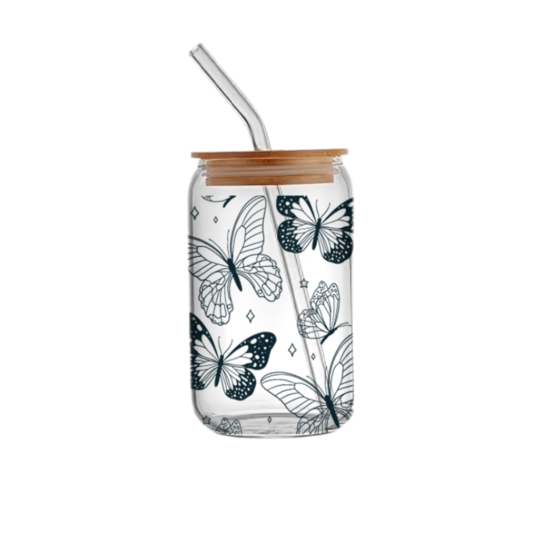 Butterfly - Glass sipper