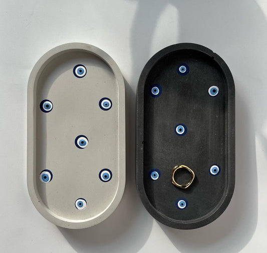 Evil eye Concrete Tray
