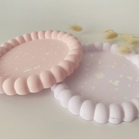 Concrete Terrazzo Bubble tray