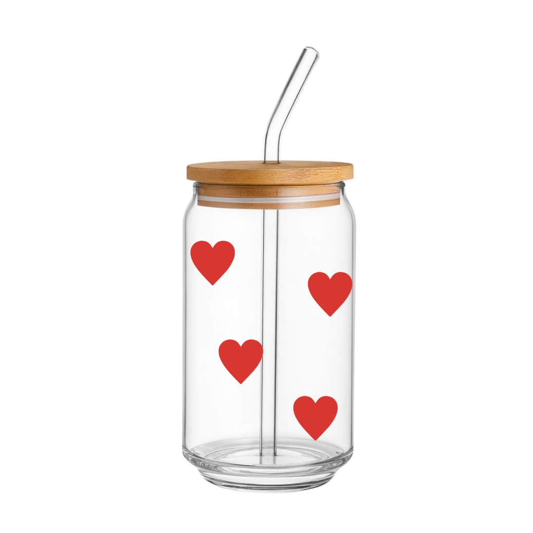 Heart - Glass sipper