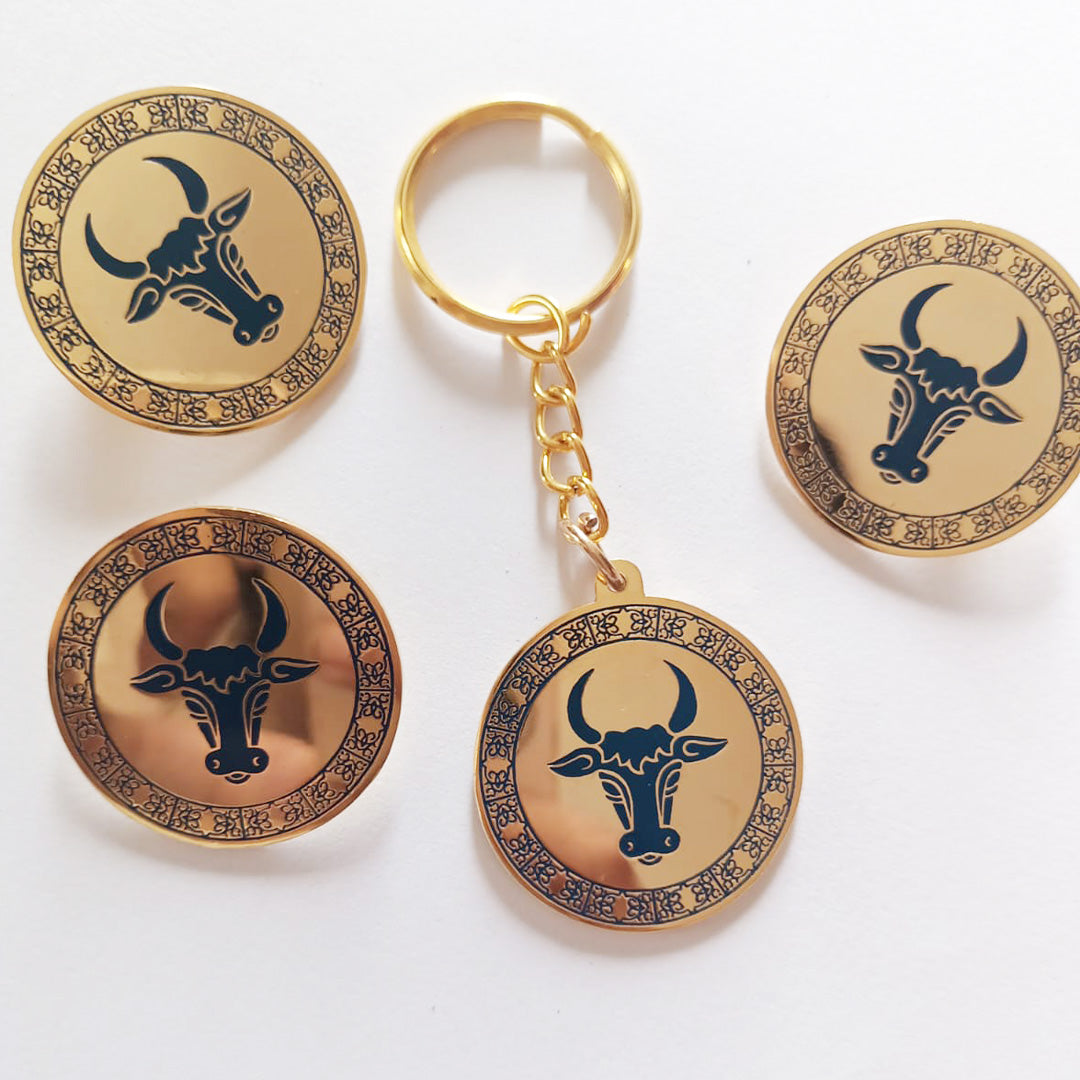 Personalized Enamel Keychain
