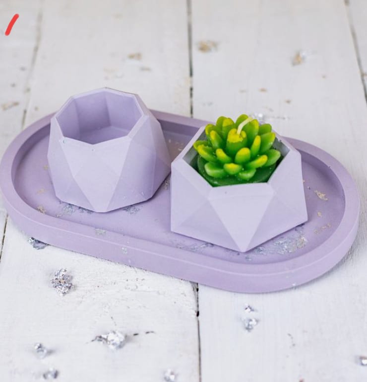 Concrete Tray and Planter