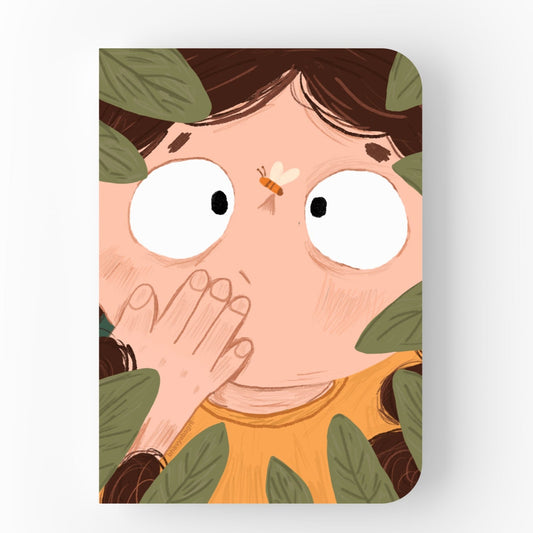 Bee girl notebook