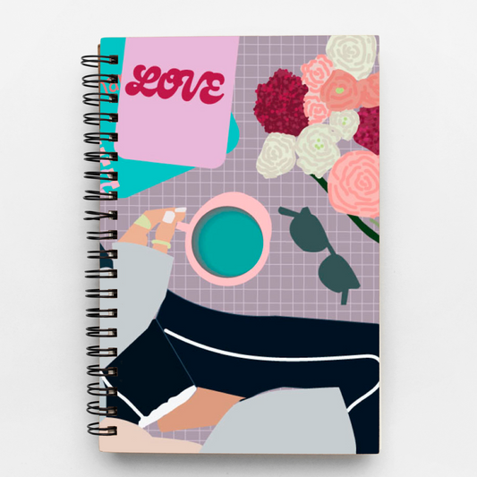 Purple notebook