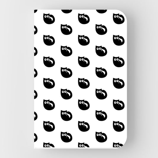 Black cat notebook