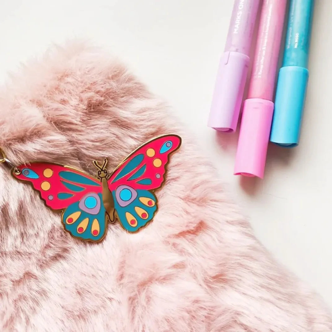Butterfly keychain
