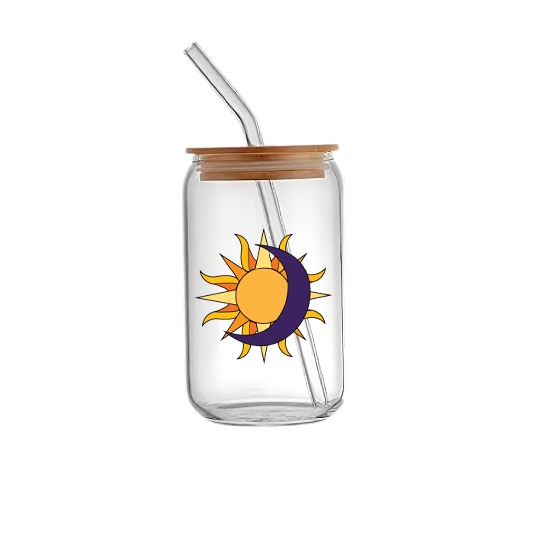Sun moon - Glass sipper