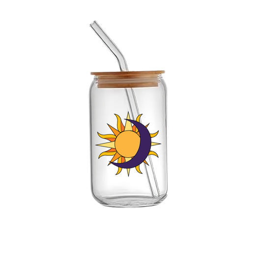 Sun moon - Glass sipper