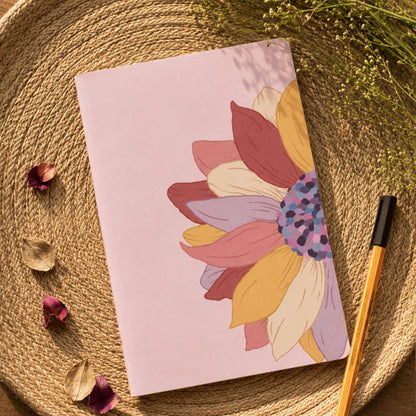 Golden Bloom Notebook | Sunflower Aesthetic Diary