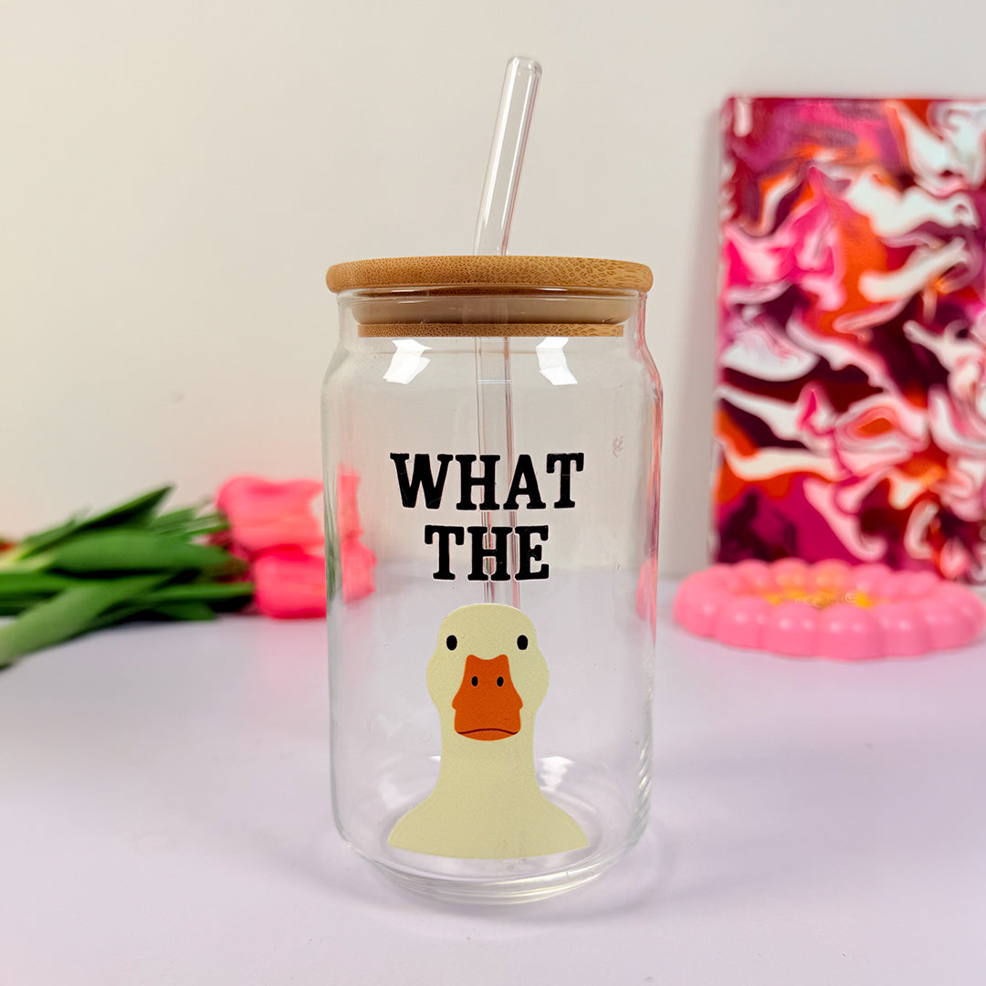 What the duck - Glass sipper