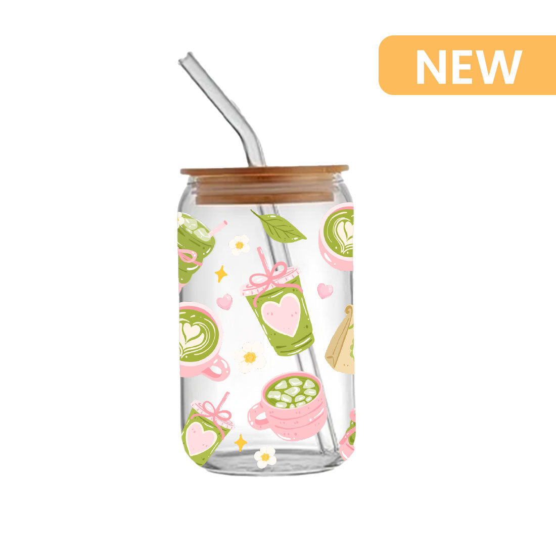 Matcha My Heart - Glass sipper