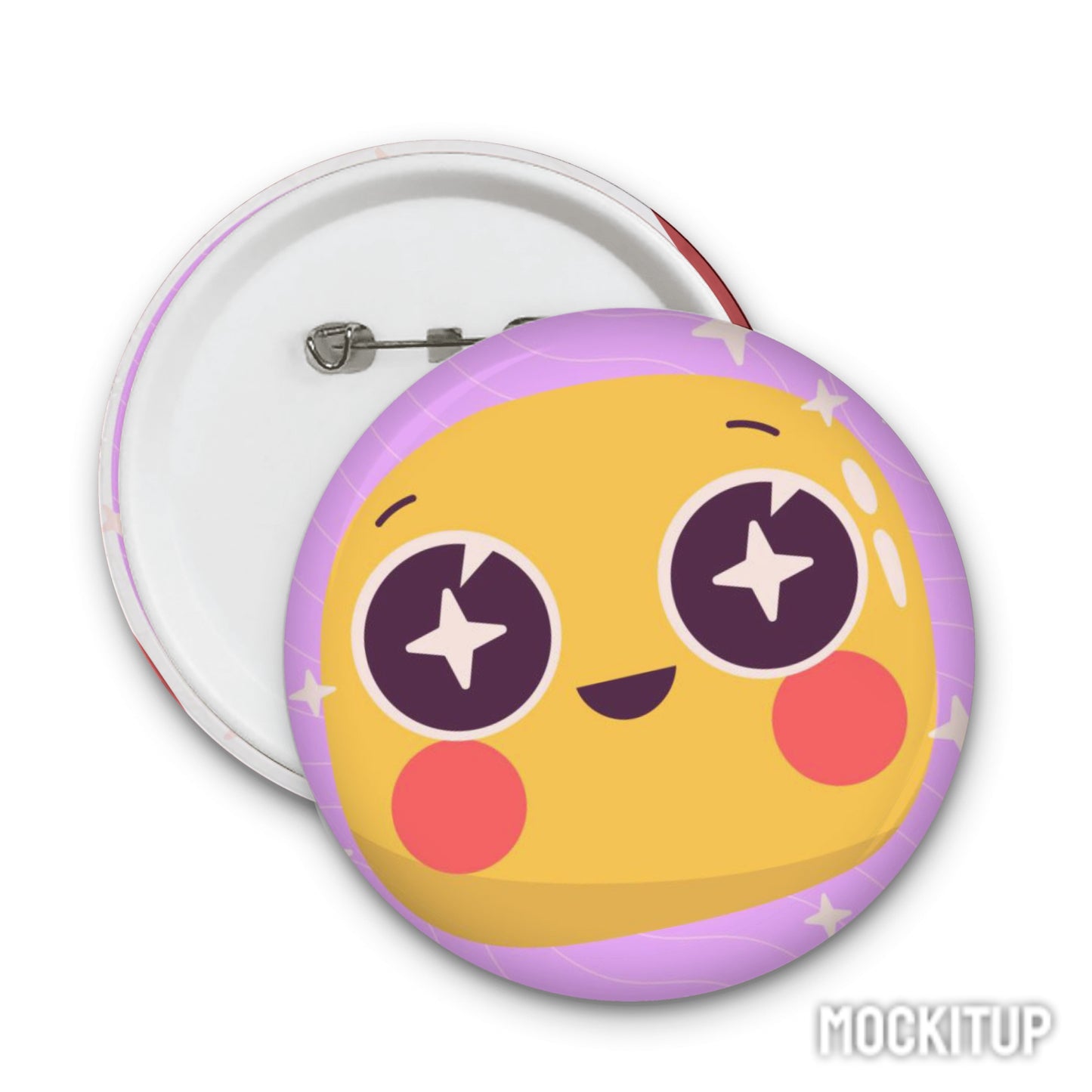 Smirking Face With Starry Eyes badge