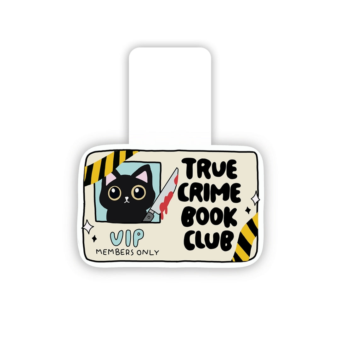 True crime book club Magnetic Bookmark