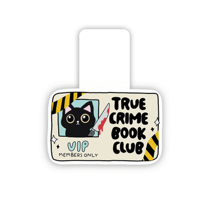 True crime book club Magnetic Bookmark