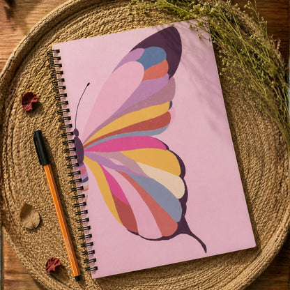 Wings A4 Wiro Notebook | Illustrated Wire-Bound Diary