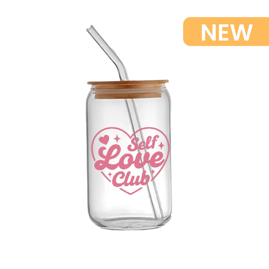 Self Love Club - Glass sipper