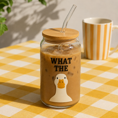 What the duck - Glass sipper