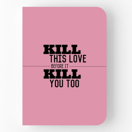 Blackpink kill love notebook