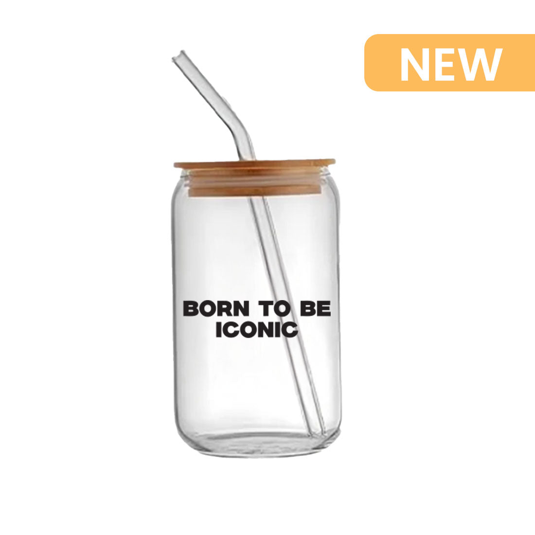 Bore to be iconic - Glass sipper