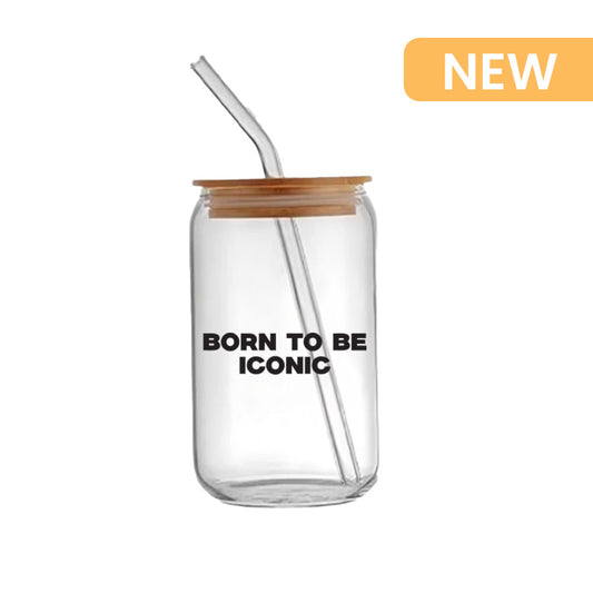 Bore to be iconic - Glass sipper