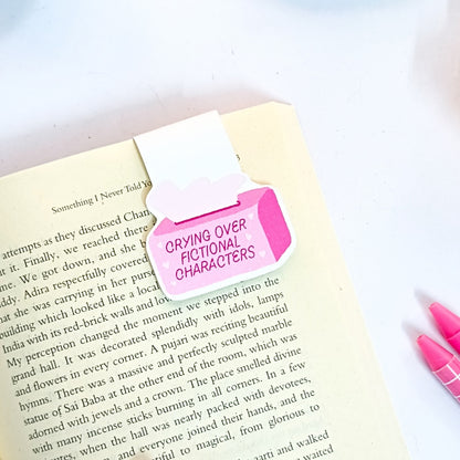 Crying over fictional characters - Magnetic Bookmark