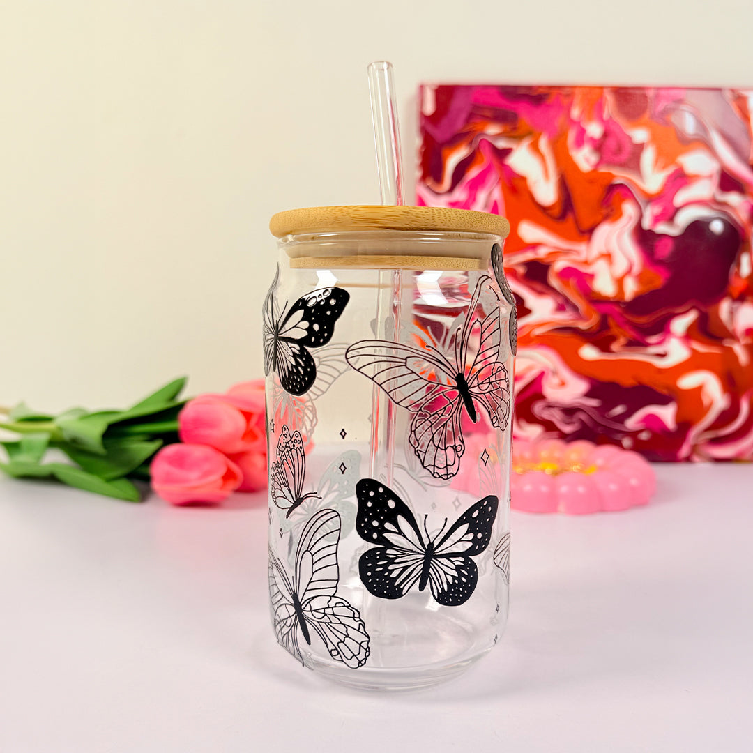 Butterfly - Glass sipper
