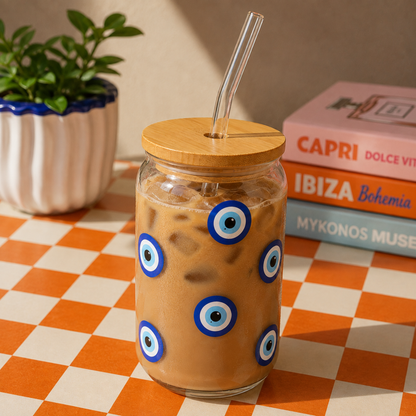 Evil eye - Glass sipper