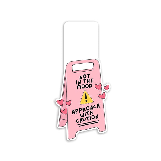 Approach with caution - Magnetic Bookmark