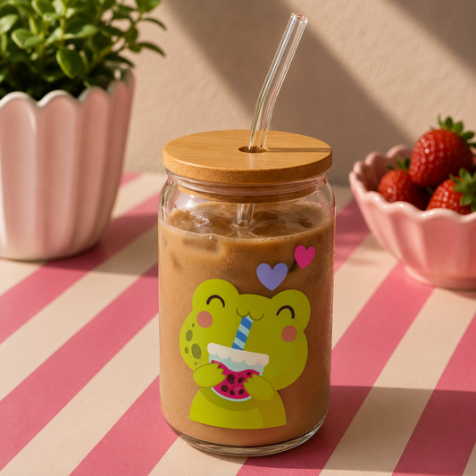 Sippy Love Frog - Glass sipper