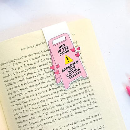 Approach with caution - Magnetic Bookmark