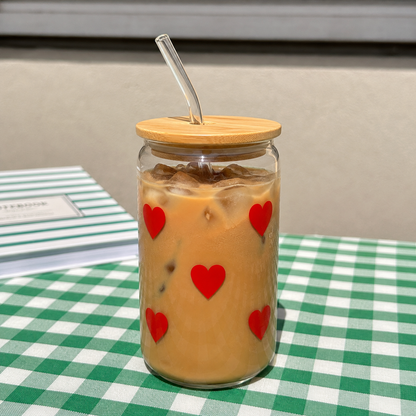 Heart - Glass sipper
