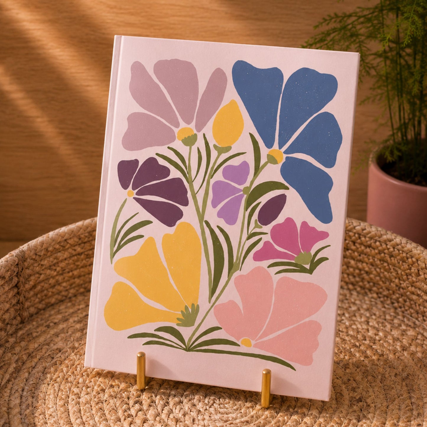 Wildflower Bouquet Notebook | Floral Aesthetic Diary