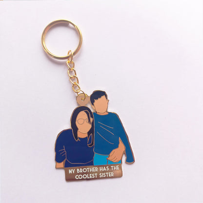 Personalized Enamel Keychain