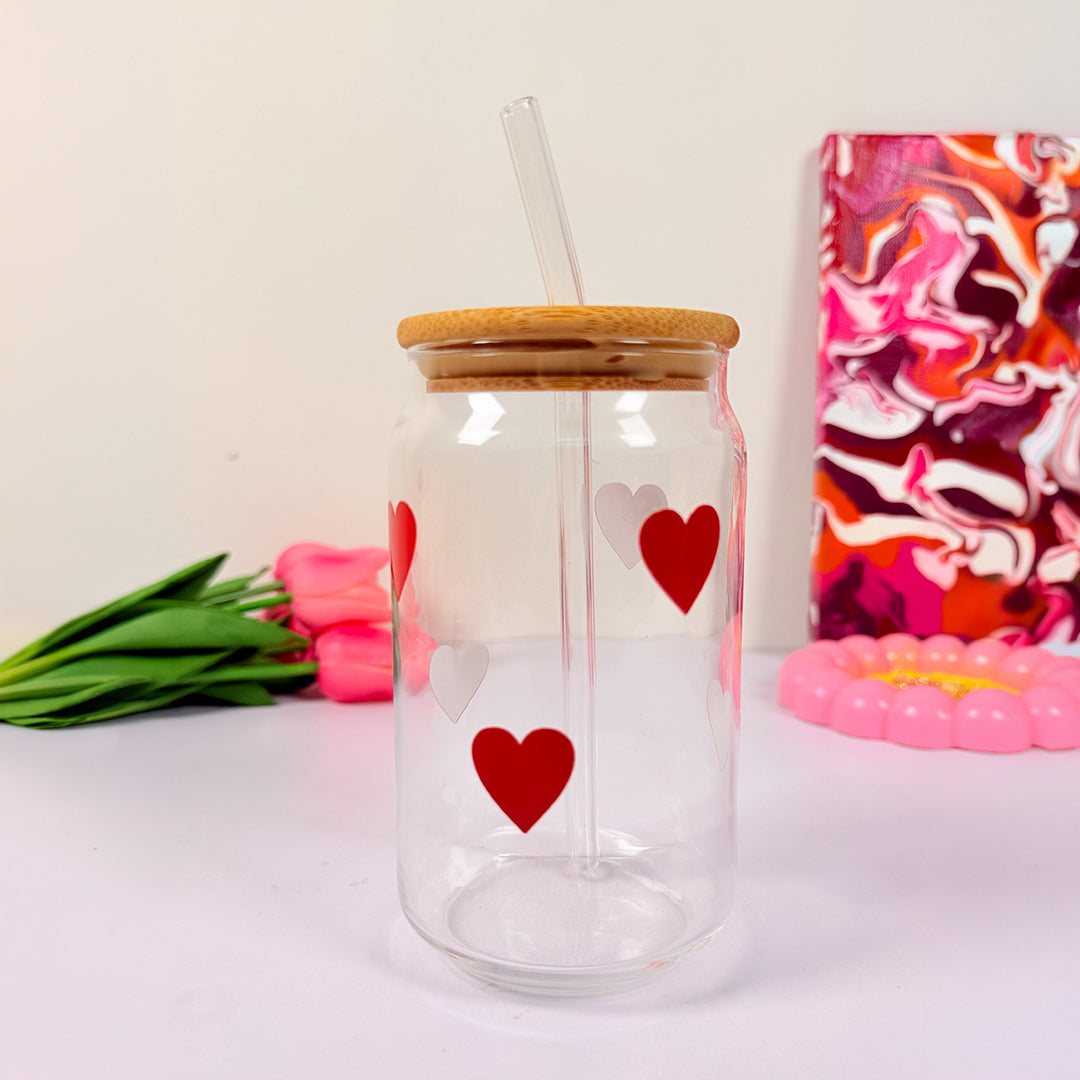 Heart - Glass sipper