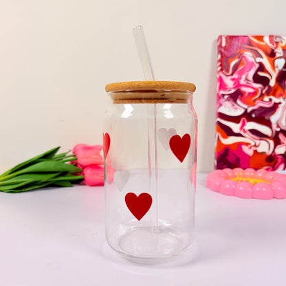 Heart - Glass sipper