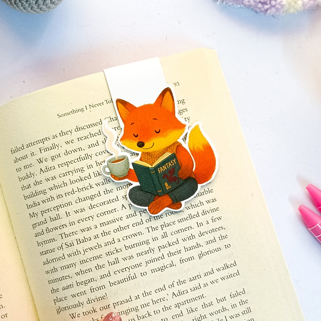 Cosy Fox - Magnetic Bookmark