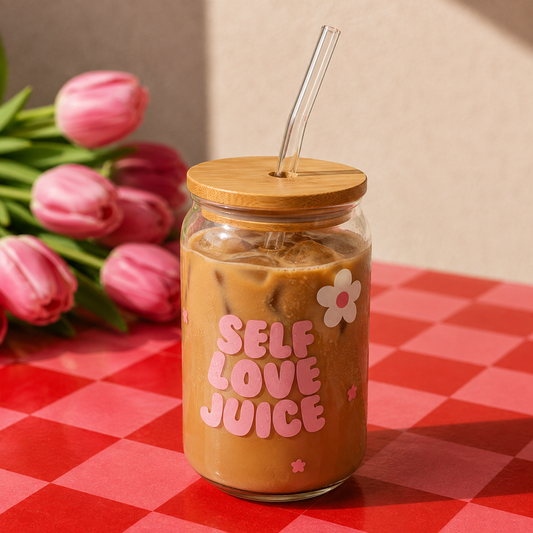Self Love Juice- Glass sipper