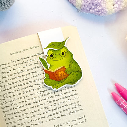 The Scholarly Frog - Magnetic Bookmark