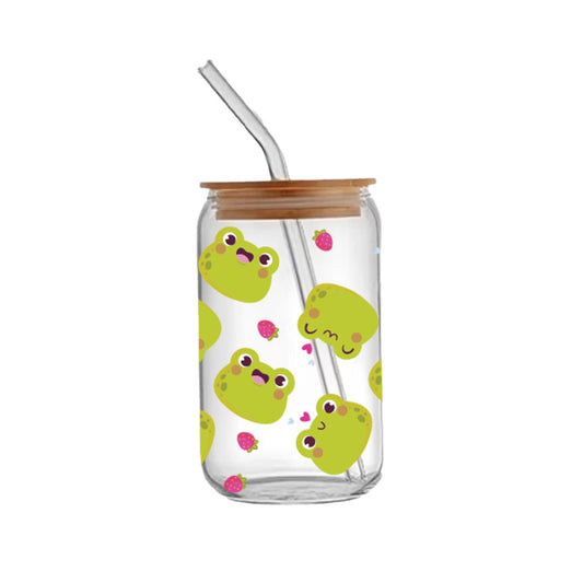 Berry Froggy Mood - Glass sipper