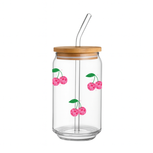 Cherry disco - Glass sipper