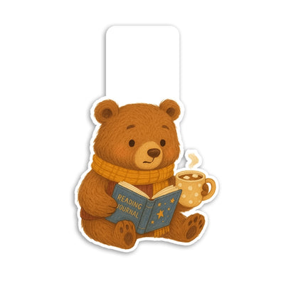 Tea & Tales Bear - Magnetic Bookmark