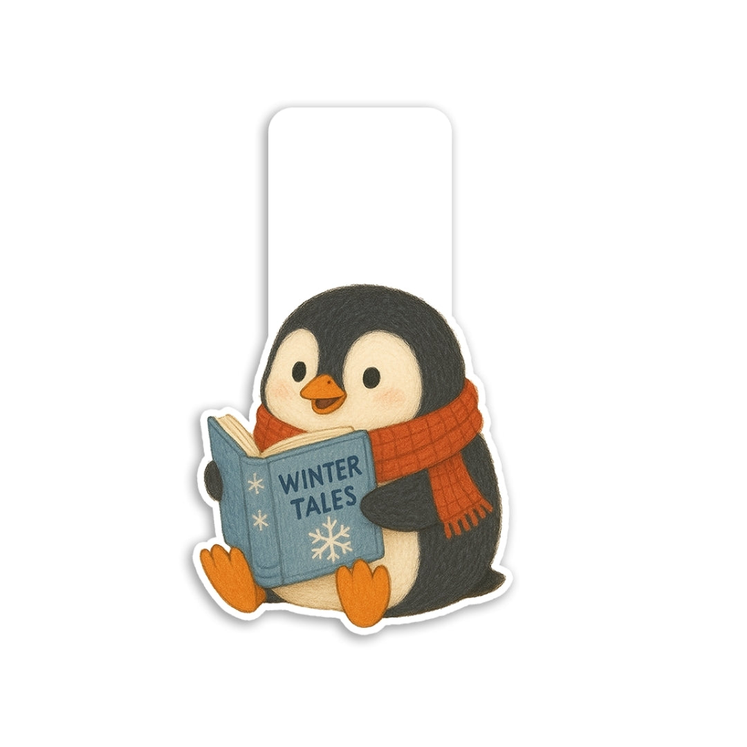 Waddling Through Winter - Magnetic Bookmark