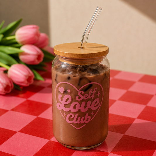Self Love Club - Glass sipper