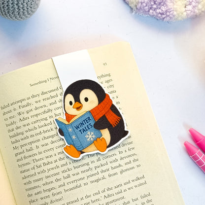 Waddling Through Winter - Magnetic Bookmark