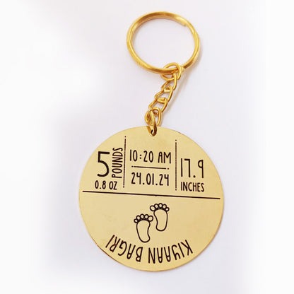 Personalized Enamel Keychain