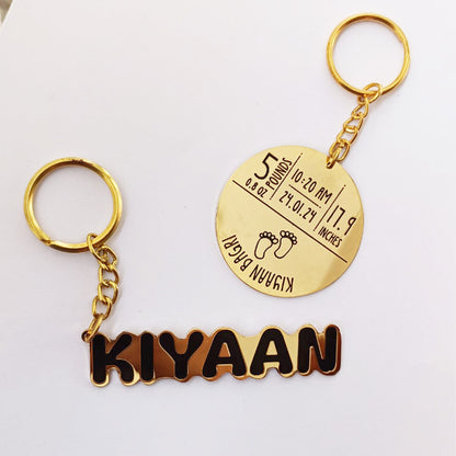 Personalized Enamel Keychain